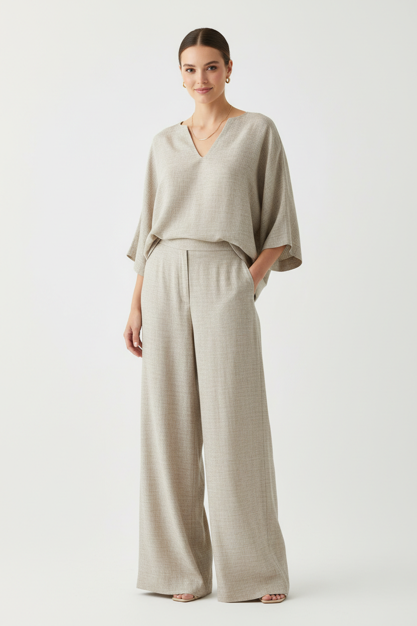 Cotton Linen Two-Piece Set