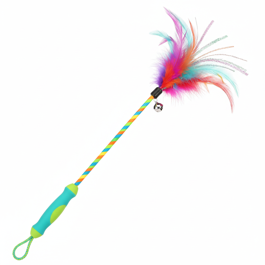 Feather Wand Cat Toy